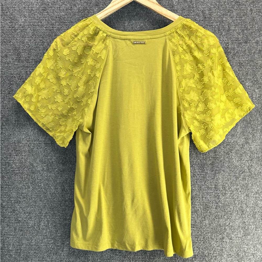 Michael Kors Lace Sleeve Top Size M - Picture 3 of 7